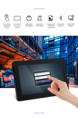 wall mount 32inch digital signage advertising display android tablet pc POE NFC wifi function