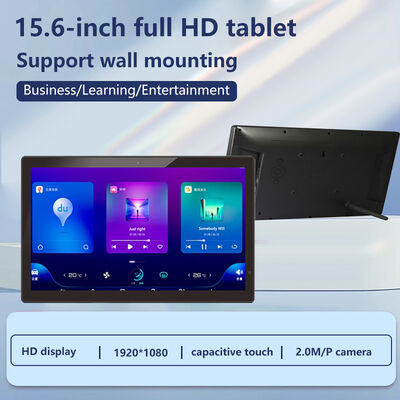 wall mount 15.6inch 1080p IPS Win 10  os tablet pc POE NFC RJ45 Wi-Fi Touch screen business advertising dipslay
