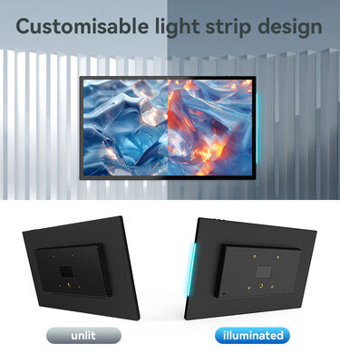 15.6inch  android tablet pc Rk3566 quad core Rockchip touch screen wall mounted LED light bar display for conference room