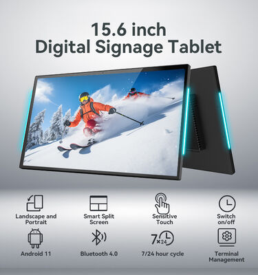 15.6-inch RK3566 Quad-Core Android Tablet PC with 1080p IPS Display and POE NFC RFID Support for Conference Rooms