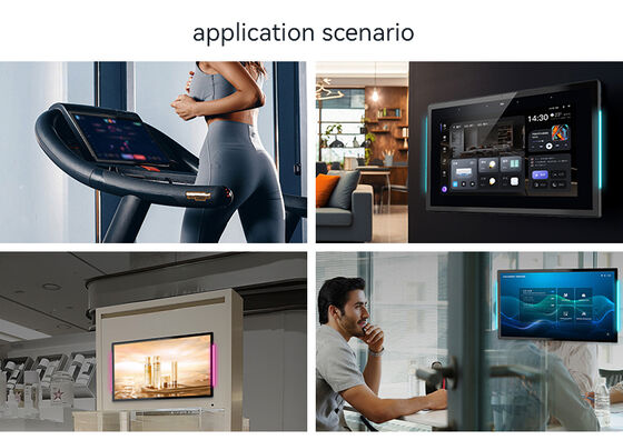 15.6 Inch RK3566 Quad Core Android Tablet PC with LED Light Bar for Wall Mounted Conference Room Use