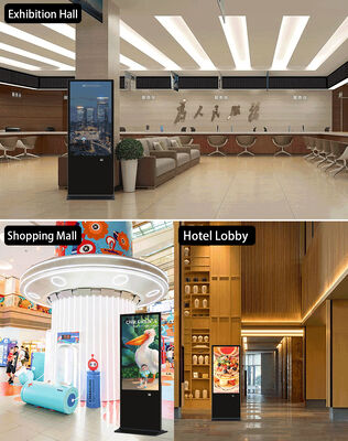 43 Inch Floor Standing Digital Signage LCD Advertising Displays Touch Screen Smart Kiosk Poster Player for Shopping Mall
