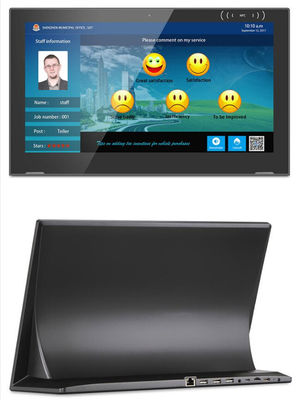 Desktop android tablet pc pos NFC 17.3 inch 15.6 inch kiosk advertising IPS HD display