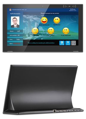 17 Inch Poe NFC L-style Desktop Restaurant Ordering Android Tablet PC for POS Retail