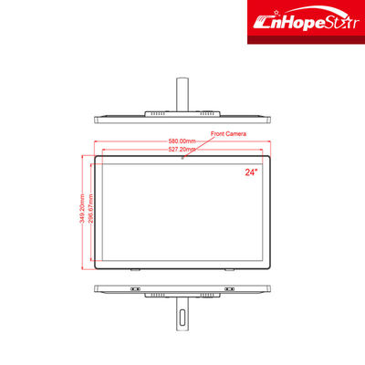 Wall Mount 5ms 27 Inch All In One Touchscreen Computer 0.227mm