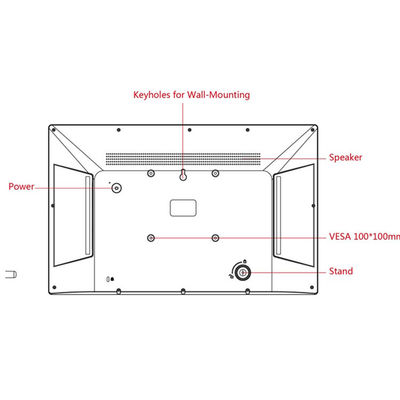 17.3 Inch RK3399 Wall Mounted Android Tablet with POE Support and Full HD Touchscreen