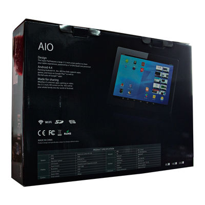 18.5 Inch IPS Screen All-in-One Touch Screen PC with 1.80GHz Quad Core Processor and 10-Point Capacitive Touch