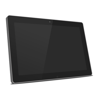 Wall mount 12 inch capacitive touchscreen Android all in one pc with wifi rj45 front camera