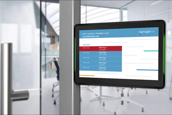 10.1 Inch IPS Android 8.1 Meeting Room Tablet with POE Functionality and LED Light Bar