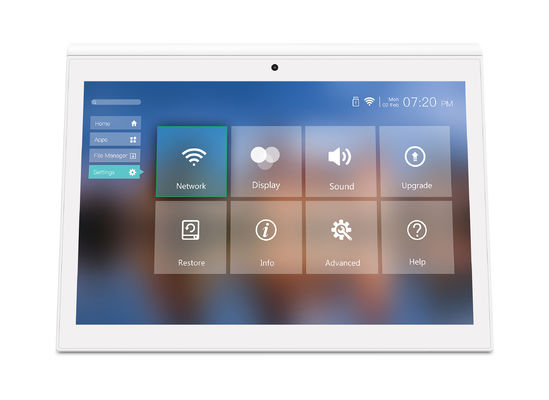 10 Inch Android Tablet with Dual Screen RK3288 Desktop POE Advertising Tablet PC
