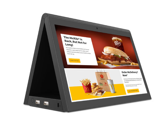 10 Inch Android Tablet with Dual Screen RK3288 Desktop POE Advertising Tablet PC