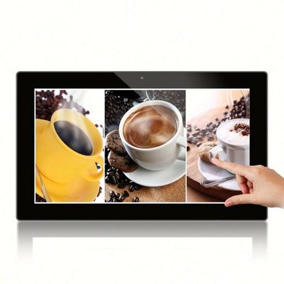 24-inch Wall Mount Android Tablet with 350cd/m2 Brightness and HDMI USB Support for Digital Signage