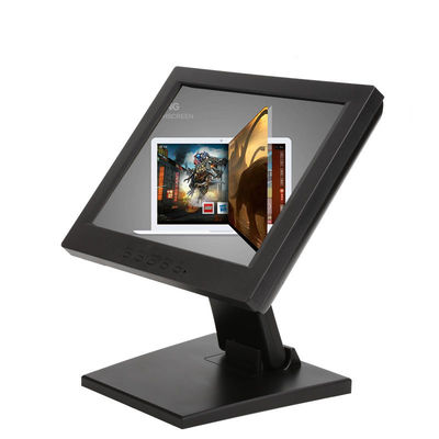 POS Resistive DC12V 12 Inch LCD Touch Screen Monitor VGA HDMI USB