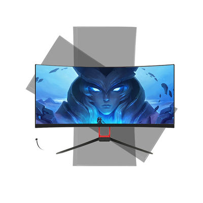 1500R 30 Inch 200hz Monitor Wall Mountable Gaming Monitor With Rotated Stand