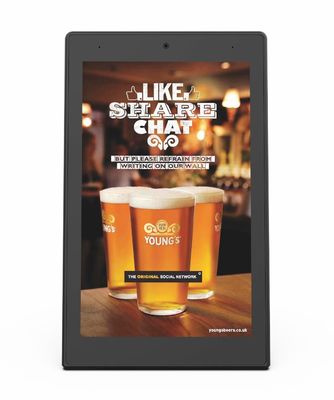 8Inch L-type Desktop Android Tablet RK3399 CPU Touch Screen Tablet for Restaurant Hotel