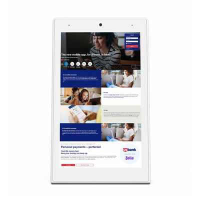 8Inch L-type Desktop Android Tablet RK3399 CPU Touch Screen Tablet for Restaurant Hotel