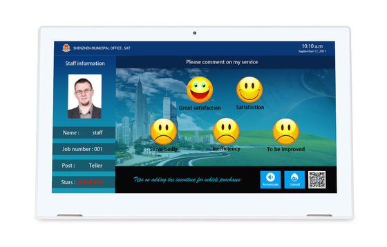 13.3 Inch L-Shaped Android Restaurant Ordering Tablet, 1920×1080 Touchscreen, WiFi RJ45