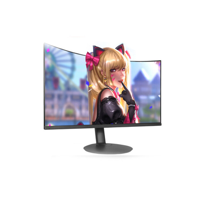 Black Desktop 2ms 1080p 60hz Curved Monitor / Lcd Pc Monitors