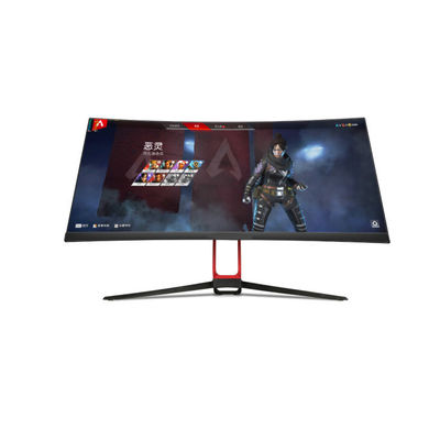 VESA Display 30 Inch Freesync Curved PC Gaming Monitor 1920*1080 75Hz 1ms