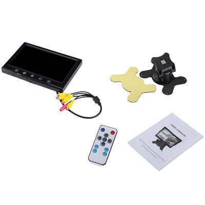 4 Videos Input 9 Inch 5ms LCD Car Monitor 1024X600 For Bus Truck