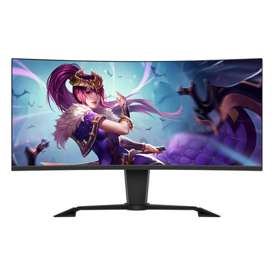 Curved 4k 144hz 34inch Gaming Desktop Monitor Super Wide 1ms Freesync