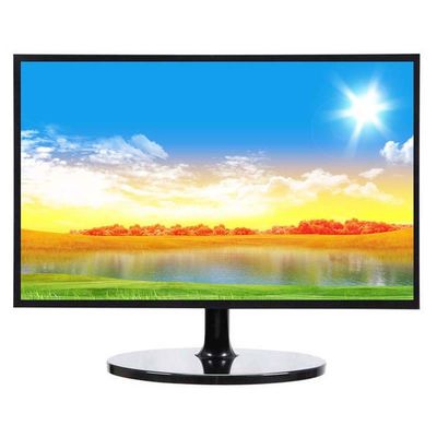 Full HD Black 23inch LED Computer Monitors 12V HDMI VGA 1920*1080