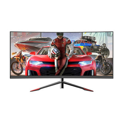 1800R 30 Inch Ultrawide Curved Monitor High Definition 8 Bit 2560x1080 Frameless