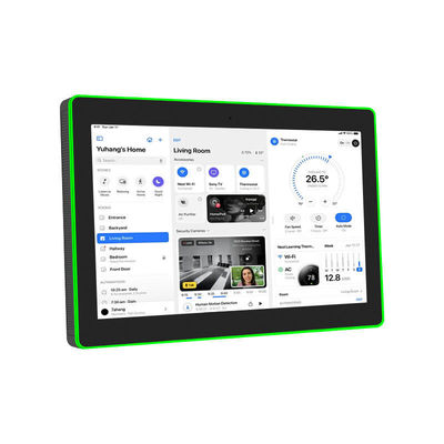 Quality  13.3Inch Wall Mounted Conference Room Tablet NFC/RFID POE Commercial Android Tablet Surrounding Led Light factory