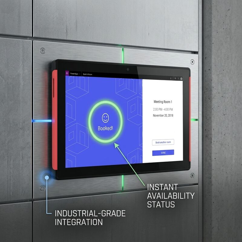 15.6 Inch RK3566 Conference Room Tablet with POE Power and Double-Sided Illumination