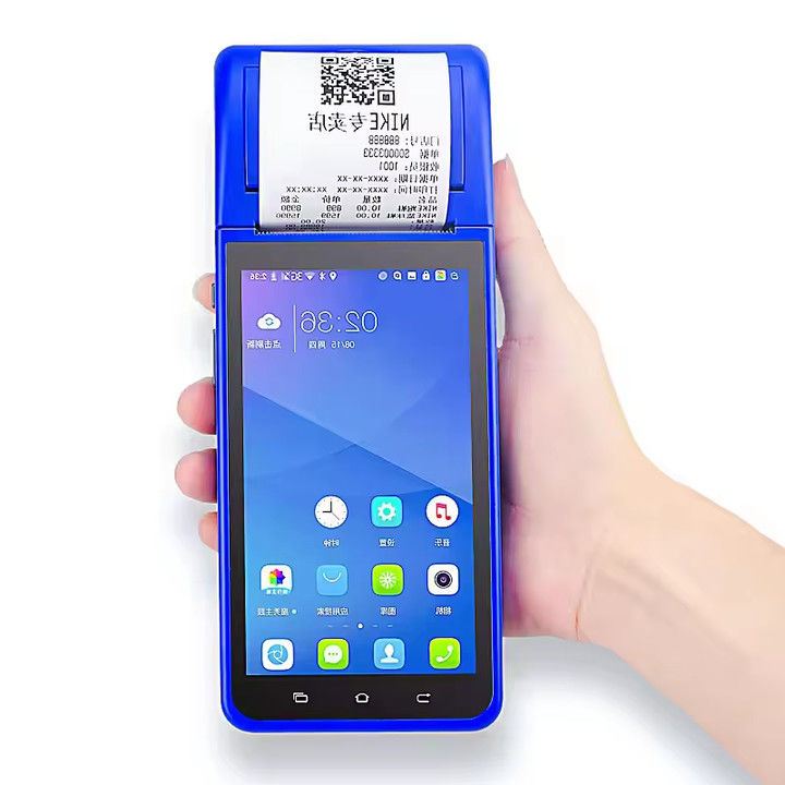 Smart NFC Mobile Payment Terminal 5.5Inch Portable Pos Machine Intelligent Handheld Smart Terminal with Camera Printer
