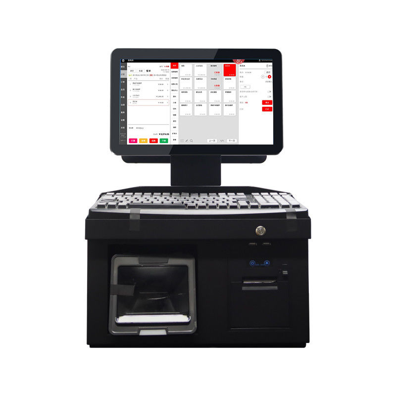 14-Inch Dual Screen POS System Thermal Transfer Printer Technology for Android Win7/10 All-in-One POS Terminal