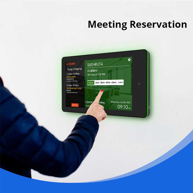 10.1 Inch RK3288 Android Meeting Room Tablet with POE NFC and LED Light Bar