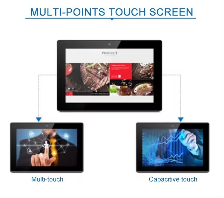 10.1inch wall mount Commercial poster Display Digital signage android tablet pc POE NFC Camera Touch screen for shopping mall