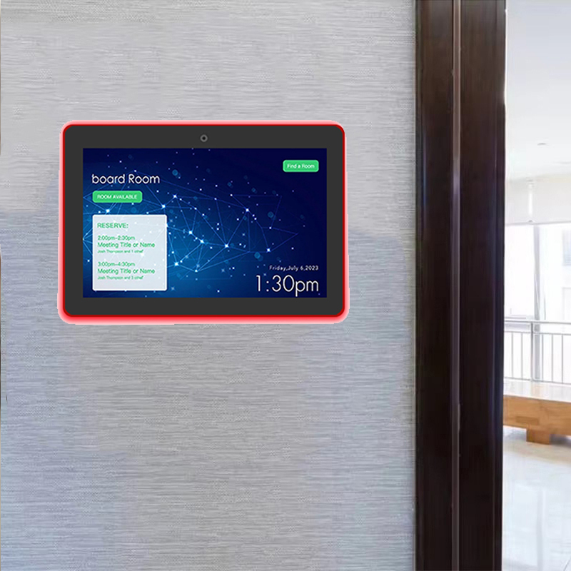 13.3inch IPS Touch Screen Wall Mount Android Tablet with POE Powered and NFC Enabled for Business and Conference Rooms