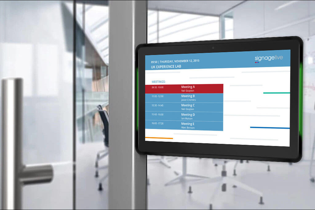 10.1 Inch IPS Android 8.1 Meeting Room Tablet with POE Functionality and LED Light Bar