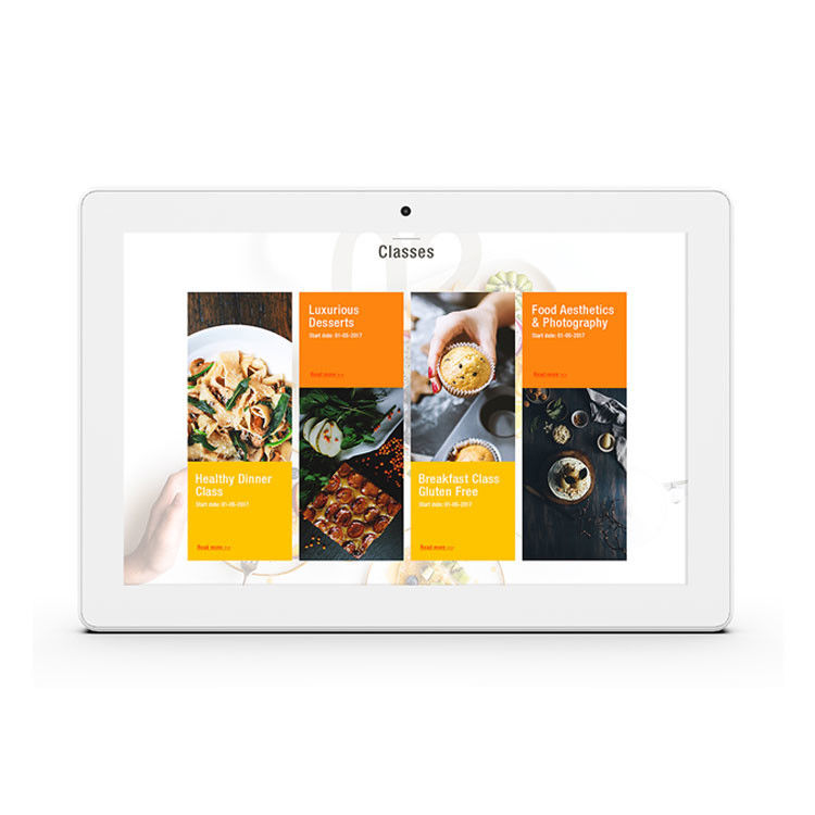10-Inch IPS Touchscreen Android Tablet with RK3288 Quad-Core Processor and 4G SIM Slot for Meeting Rooms
