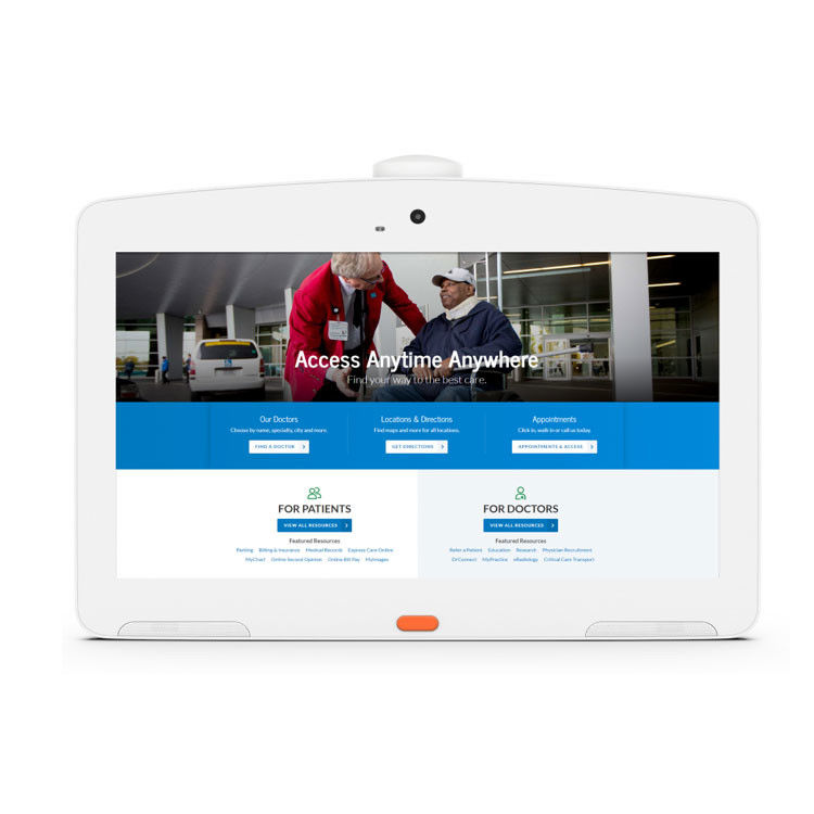 13.3 Inch 1080P Medical Smart PC Healthy Care Industrial All In One Android 8.1