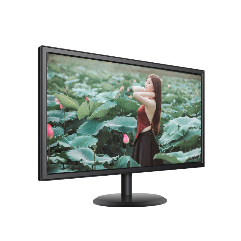 Wall Mounted 5ms 75hz 24 Inch LED Computer Monitors Black White Color