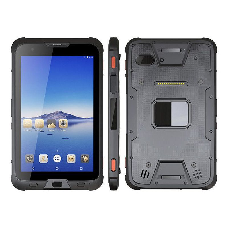 8 Inch IP68 Octa core 1.6Ghz Industrial Rugged Tablet Smart Terminal