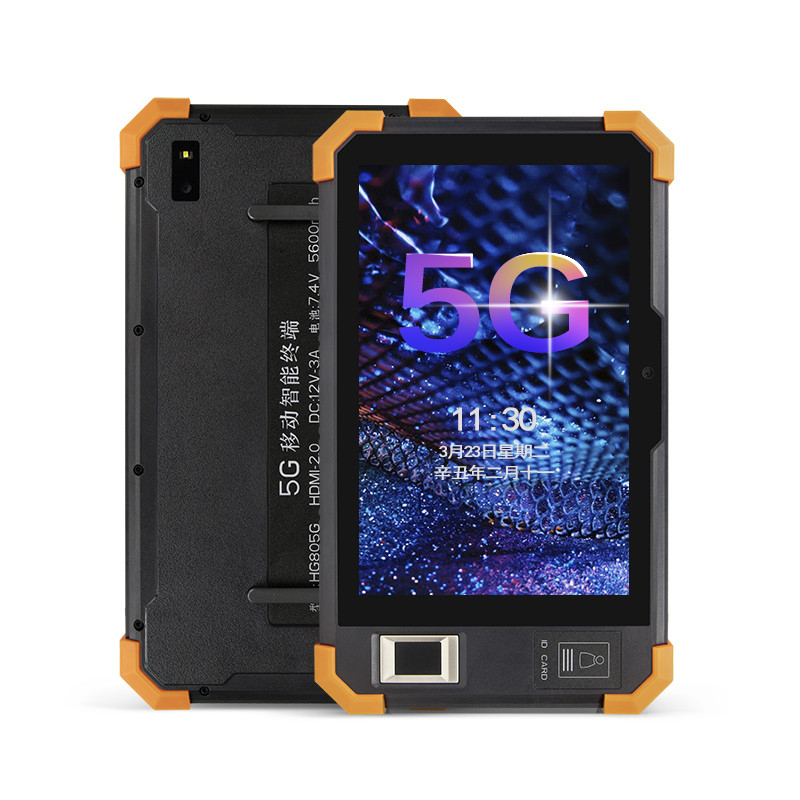 Waterproof IP68 8 Inch Android Tablet Industrial 5G Fingerprint Module
