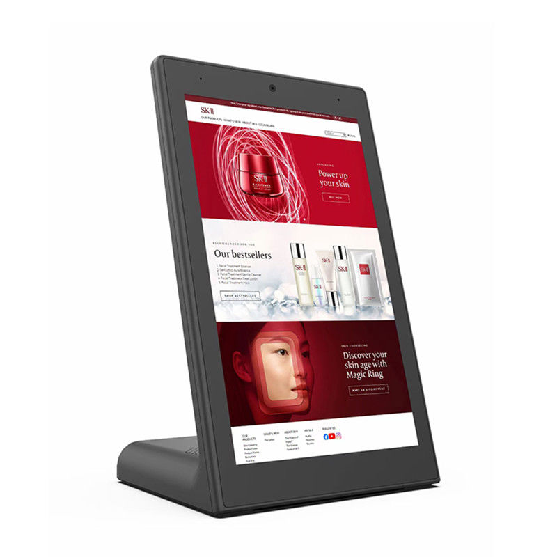 10.1 Inch Android Tablet L-shaped Desktop Android8.1 RK3288 Tablet IPS Touchscreen Tablet For Restaurant