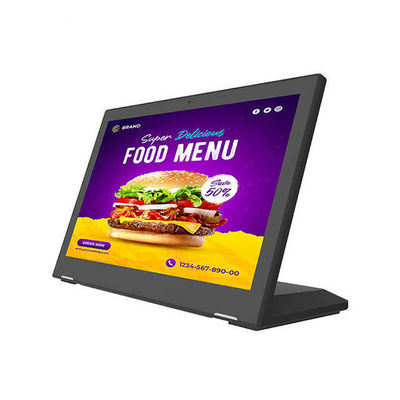 Self-Service RK3566 Processor Tablet for Restaurant Ordering 13.3-Inch POE NFC RGB LED Light Bar 5MP Camera Android 11