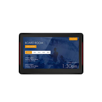 10.1Inch RK3399 2+16GB Wall Mounted Conference Room Tablet NFC POE Meeting Room Booking System with Both Sides Light