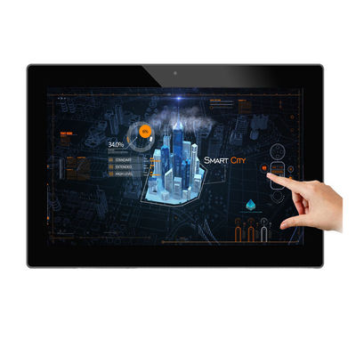 18.5inch Frameless Wall Mounted Advertising Android Tablet with Desktop Stand