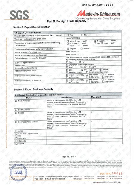 China Shenzhen Hopestar SCI-TECH Co., Ltd. certification